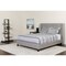 Flash Furniture Full Platform Bed Set, Gray HG-BMF-42-GG - alternate 1